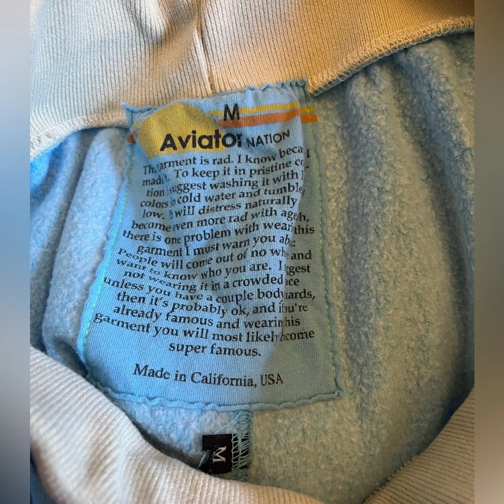 Aviator Nation Rainbow Rib Sweatpants - Picture 4 of 4